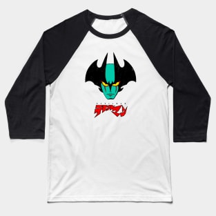 002b Devilman Head Baseball T-Shirt